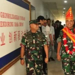 Pangdam XIII/Merdeka, Mayjen TNI Suhardi saat ebrada di kawasan PT BNI Morowali Utara, Kamis (23/1/2025). (Foto: Penrem 132/Tdl)