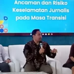 Peluncuran Indeks Kebebasan Jurnalis 2024 di jakarta, Kamis (20/2/2025). (Foto: AMSI)