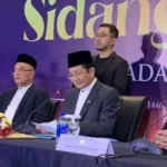 Konferensi pers Sidang Isbat penetapan awal Ramadhan 1446 Hijriyah atau 2025, di kantor Kemenag, MH Thamrin, Jakarta Pusat, Jumat (28/2/2025).(KOMPAS.com/FIRDA JANATI)
