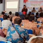 Suasana kegiatan Penguatan Moderasi Beragama dalam Bingkai Negara Kesatuan Republik Indonesia (NKRI) di Desa Percontohan sebagai Kampung Moderasi Beragama di Kabupaten Poso, Rabu (12/2/2025). (Foto: Humas Ops Madago Raya)