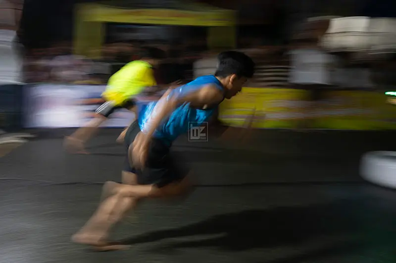 Dua pleari adu kecepatan pada Wahidin Ramadhan pangova di Palu, Sabtu (22/3/2025). (Foto: bmzIMAGES/Basri Marzuki)