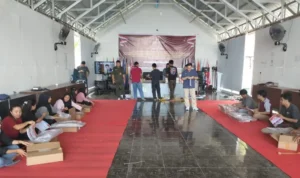 Pelipatan Surat Suara PSU Pilkada Banggai Dijaga Ketat Polisi