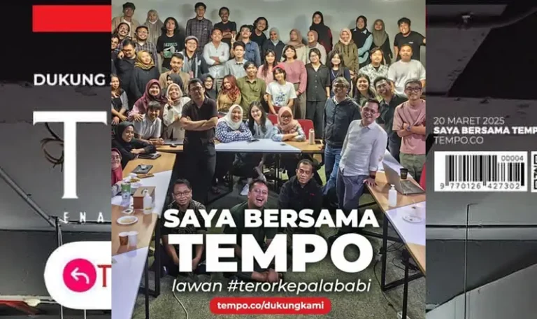 Flyer lawan #terorkepalababi. (Dumebr: Tempo)