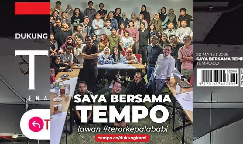 Flyer lawan #terorkepalababi. (Dumebr: Tempo)