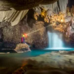 Geopark Kebumen, Caving goa barat (Foto: Hudi wasono)