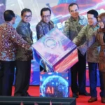 Peluncuran buku pandauan Tata Kelola Kecerdasan Artifisial Perbankan Indonesia di Jakarta, Selasa (29/4/2025). (Foto: OJK)