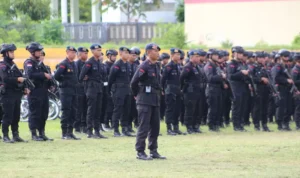 Polda Sulteng Kerahkan 2 SSK Brimob Untuk Pengamanan PSU Parimo