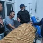 Jenazah RB yang meninggal dalam kecelakaan tunggal usai melerai keributan di TOjo Unauna, Selasa (15/4/2025). (Foto: Humas Polres Tojo Unauna)