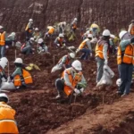 Aksi tanam pohon PT Vale IGP Morowali memperingati hari Bumi 2025, Selasa (22/4/2025). (Foto: Pt Vale Indonesia)