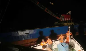 Empat Awak KM Naga Sejahtera Sukses Dievakuasi di Perairan Luwuk