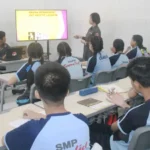Penyuluhan tentang narkoba oleh Ditresnarkoba Polda Sulteng di SMA Kristen Gamaiel di Palu, Jumat (4/7/2025). (Foto: Humas Polda Sulteng)