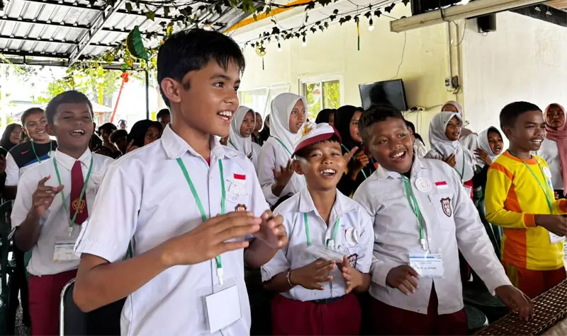 Sejumlah murid mengikuti MPLS di Sekolah Rakyat Menengah Pertama 22 Sigi, Senin (14/7/2025). (Foto: SRMP 22 Sigi)