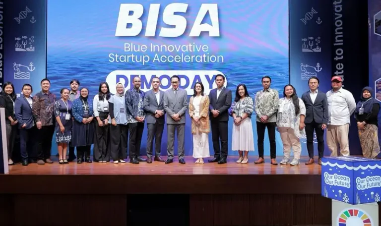Demo Day sebagai puncak dari program Blue Innovative Startup Acceleration (BISA) di Soehanna Hall, Jakarta, pada Selasa (1/7). (Foto: UNDP INdonesia)