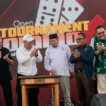 Pembukaan Turnamen Domino Kapolda Sulteng Cup di Mapolda Sulteng, Kamis (3/7/2025). (bmzIMAGES/Basri Marzuki)
