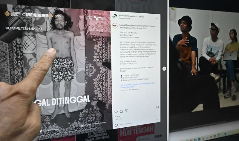 Salah satu film yang ikut dikomeptisikan pad aFestival Film Tengah. (©bmzIMAGES/basri Marzuki)