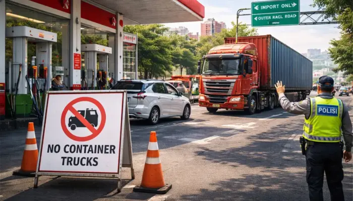 SPBU Dalam Kota Palu Tidak Lagi Layani Truk Kontainer, Dialihkan ke Lingkar Luar